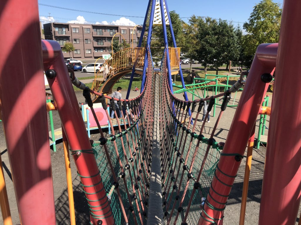 長いつり橋