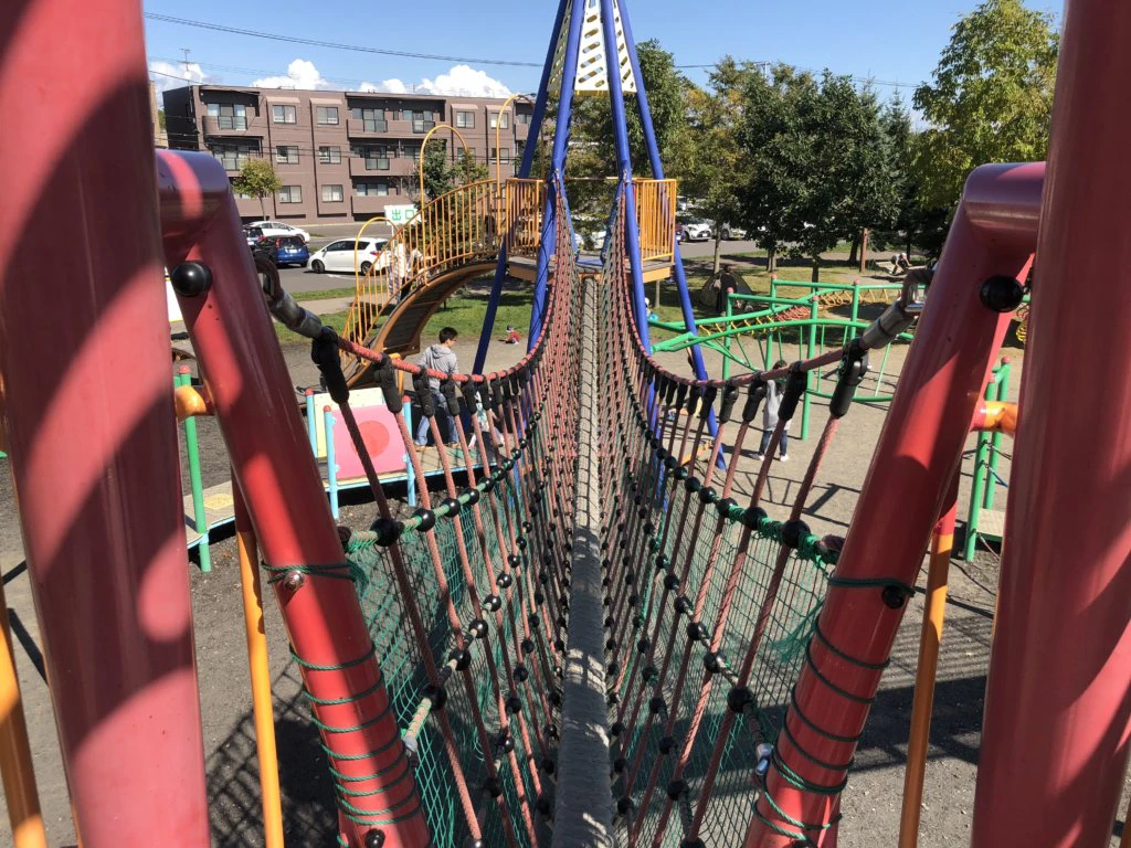 長いつり橋