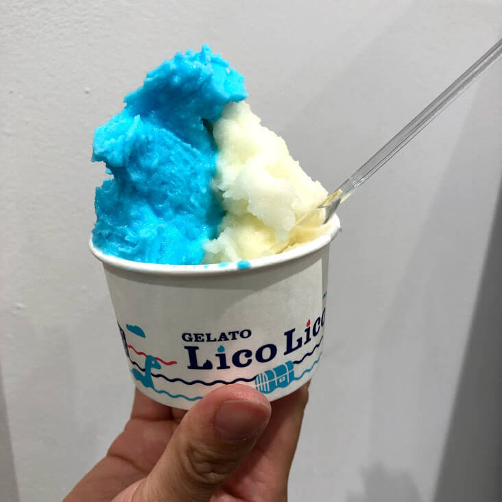 厚田ブルーとりんご