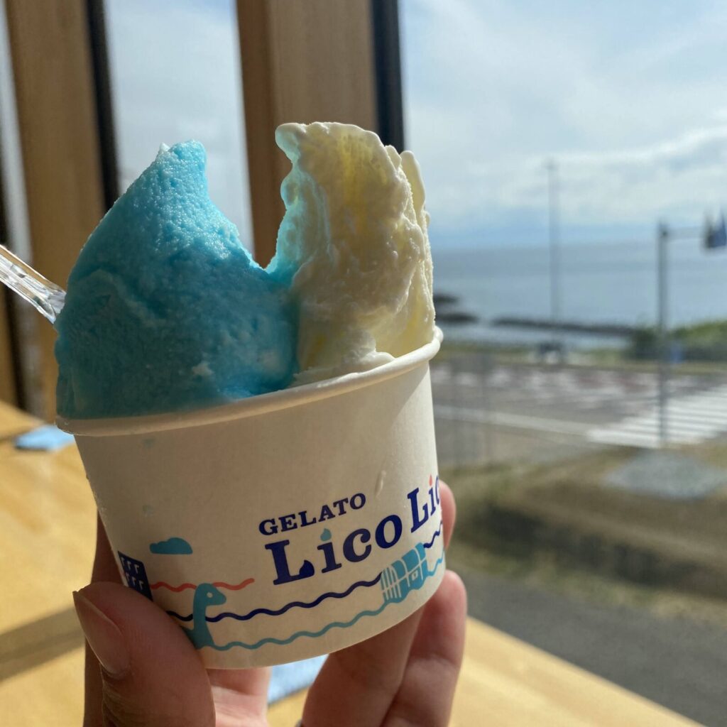 道の駅厚田　ジェラード　スイーツ