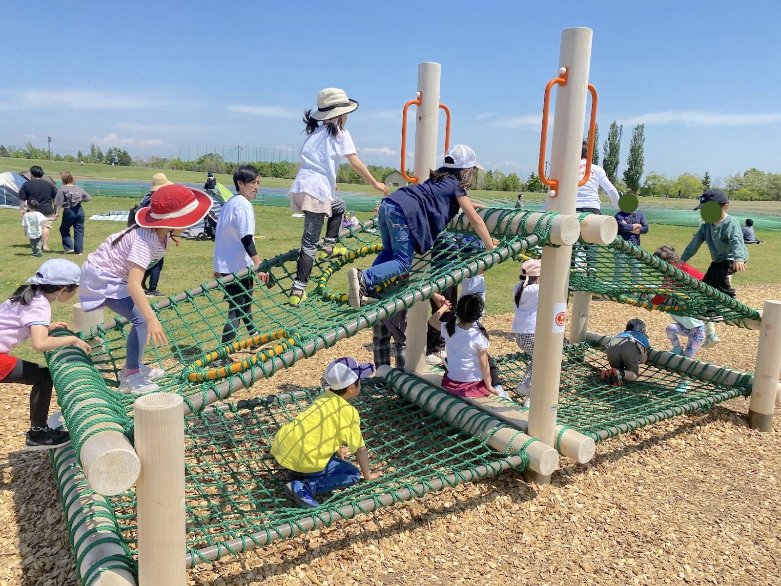 ネット遊具　札幌　さとらんど　公園