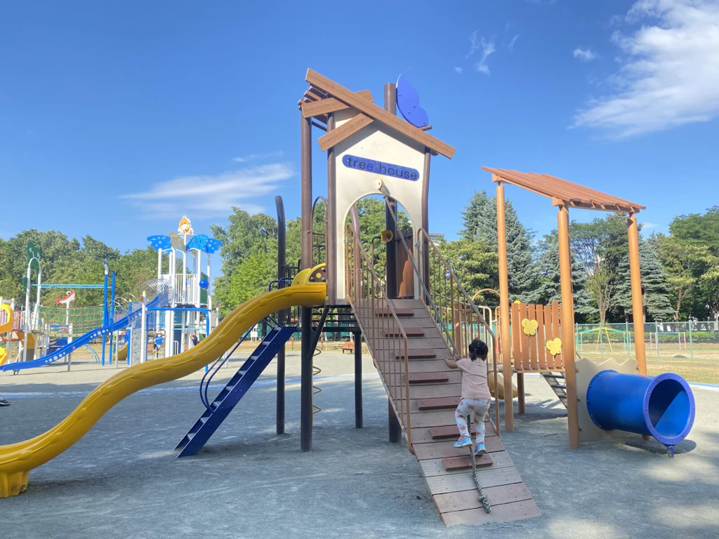 札幌　公園　東区　大型　伏古公園　幼児遊具