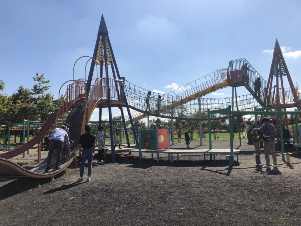 屯田公園のコンビネーション遊具