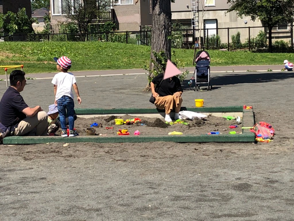 発寒西公園の砂場