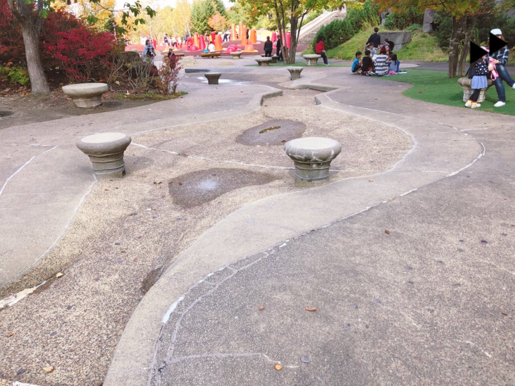 滝野すずらん公園の水遊び