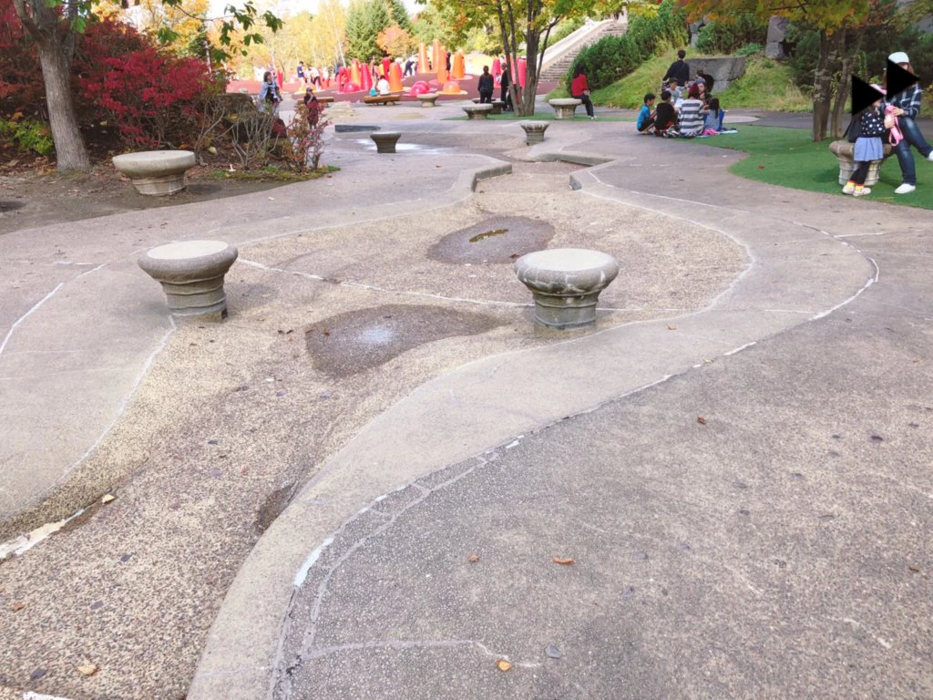 滝野すずらん公園の水遊び