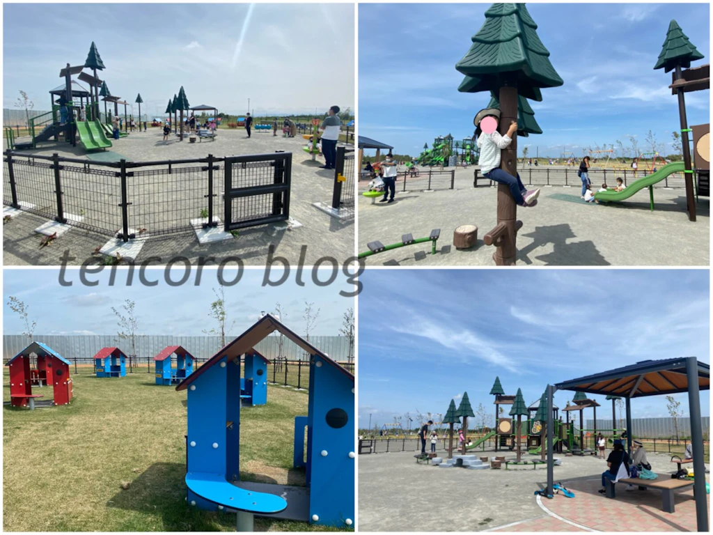 幼児向け遊具エリア 厚別山本公園