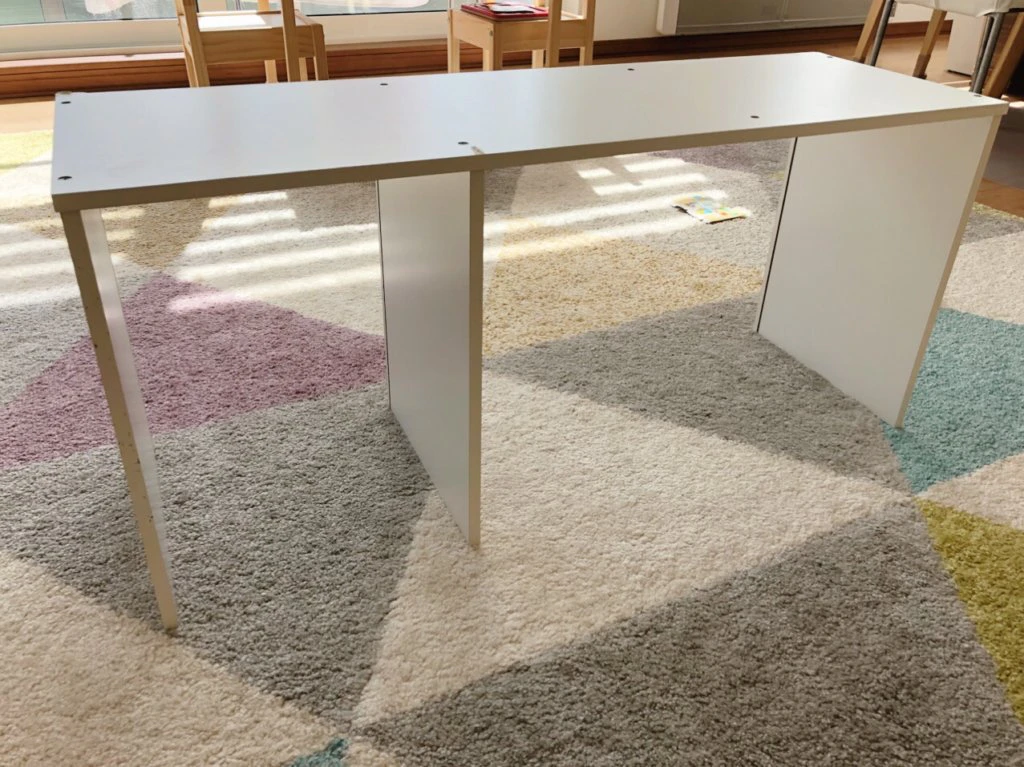 分解したカラーボックス