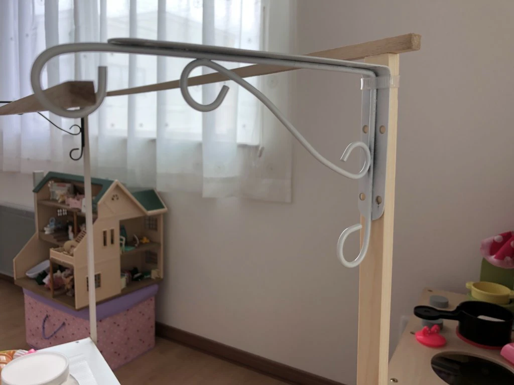 屋根の継ぎ目のアップ