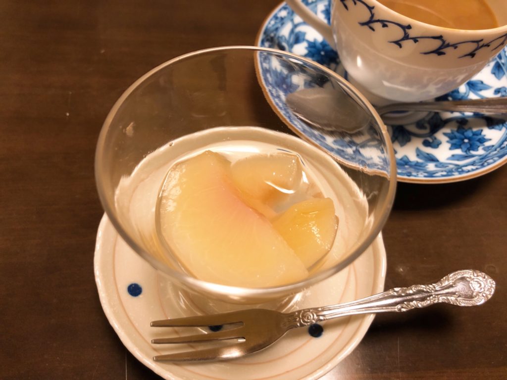 デザートとコーヒー