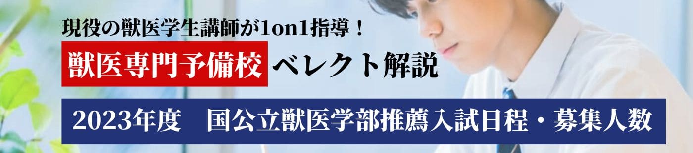 獣医学部推薦入試の志望理由書の書き方 | 獣医専門オンライン予備校