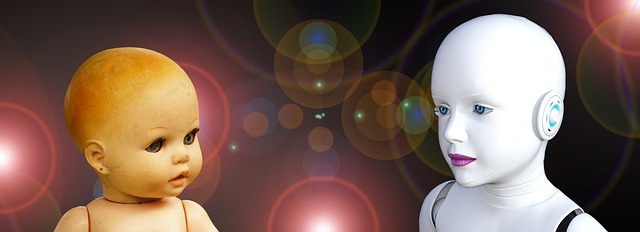 傀儡, ロボット, サイボーグ, サイバネティクス, おもちゃ, 制御, 人工知能, インテリジェント, コンピュータサイエンス, テクノロジー, 比較, 対決, 過去, 現在, 年, 新しい