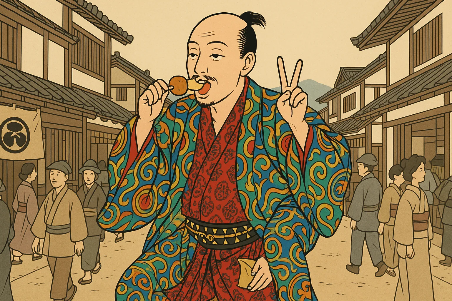 大うつけの信長のイラスト