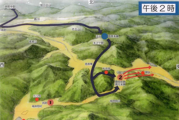 桶狭間の戦い 図