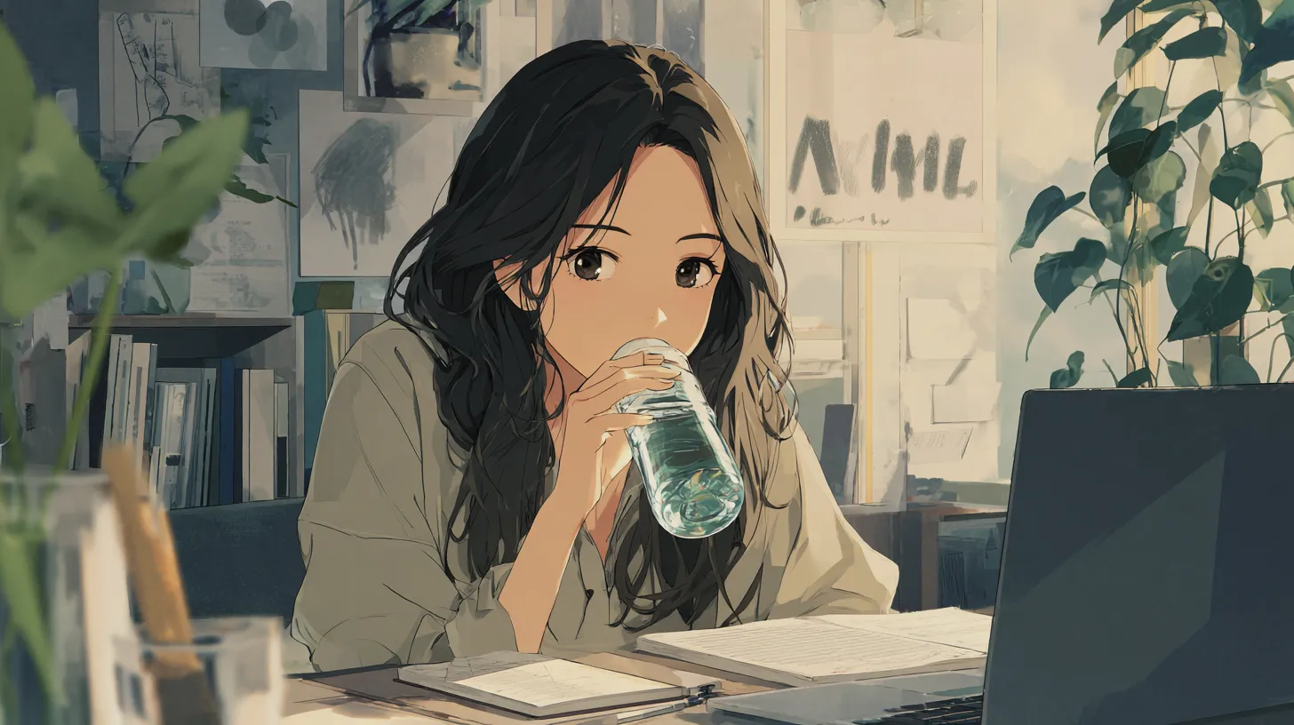 水分補給をする人のイメージ画像