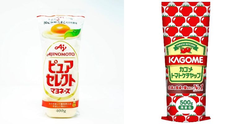 High-Quality Japanese Ketchup and Mayonnaise
