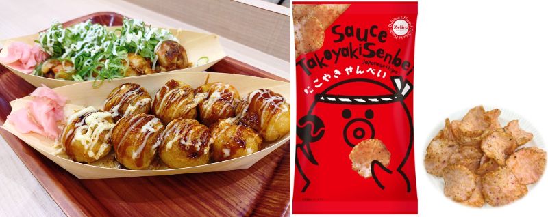 Japanese Takoyaki Snacks and Chips