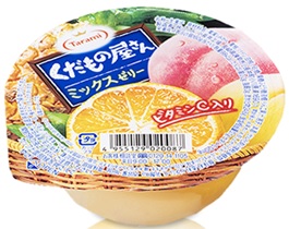 Kudamonoyasan Mixed Fruit Jelly (Orange/Yellow Peach/Pineapple/White Peach)