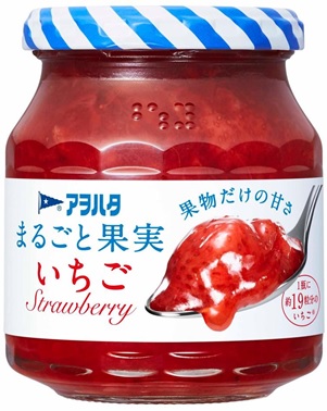 Aohata Marugoto Fruits Strawberry Jam 255g