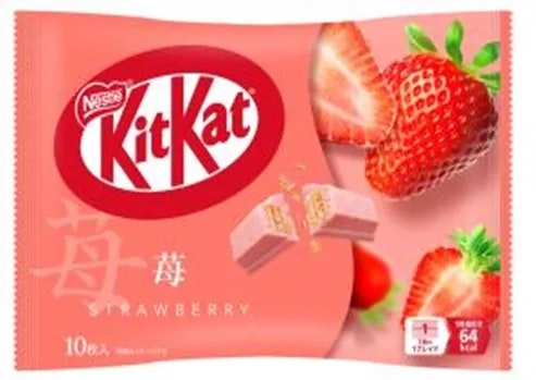 ​​KitKat Wafer Chocolate Strawberry 10P