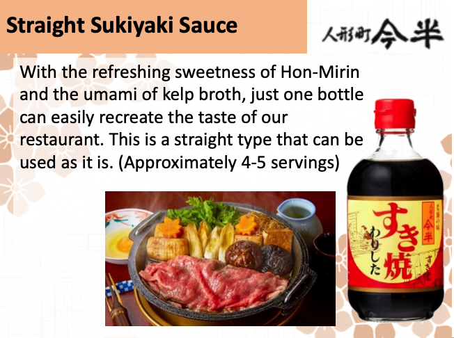 Recreate Sukiyaki in Homes and Restaurants Worldwide