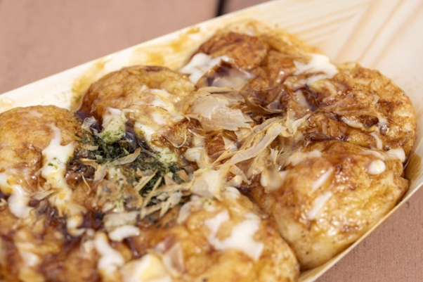 Takoyaki closeup