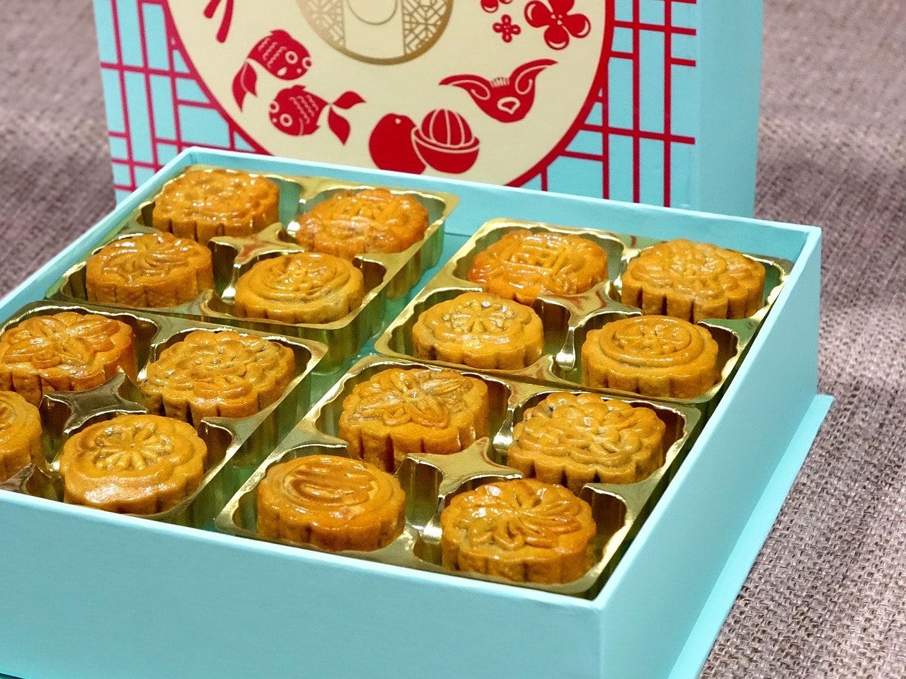 A box of mooncakes.