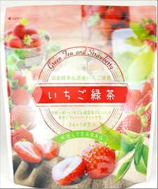 いちご緑茶 水出しティーバッグ(3g×10包入)