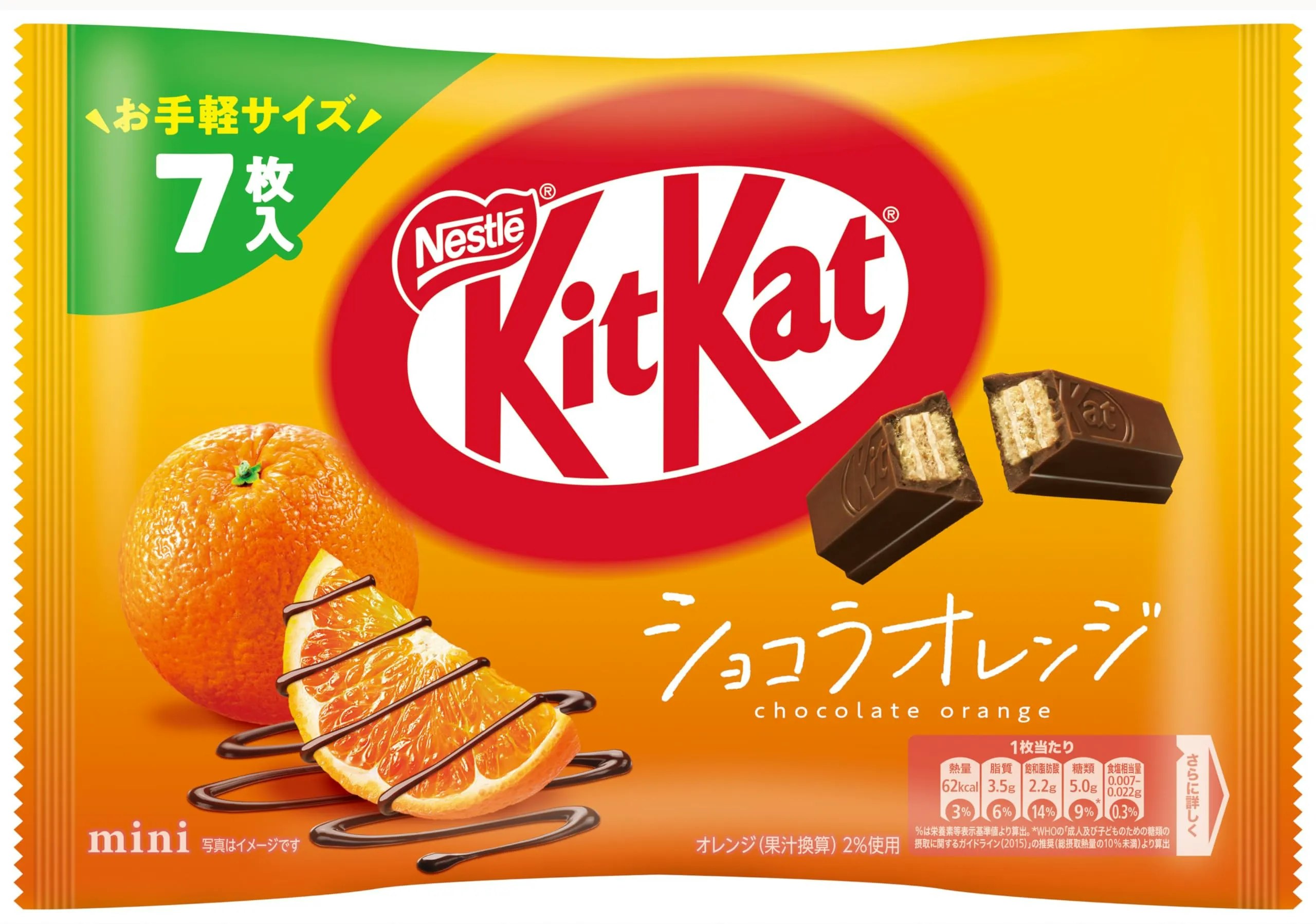 KitKat Mini Wafer Chocolate Chocolat Orange 8P