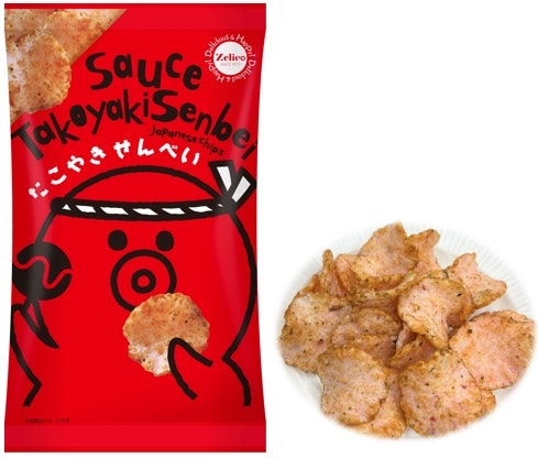 Are you familiar with "takoyaki chips"  that aren’t in the shape of a ball?