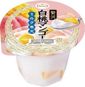Zeitaku White Peach & Mango Milk Kanten Jelly