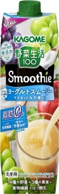 Vegetable 100 Smoothie Yogurt Smoothie Muscat＆Kyoho Grape Mix 1000ml
