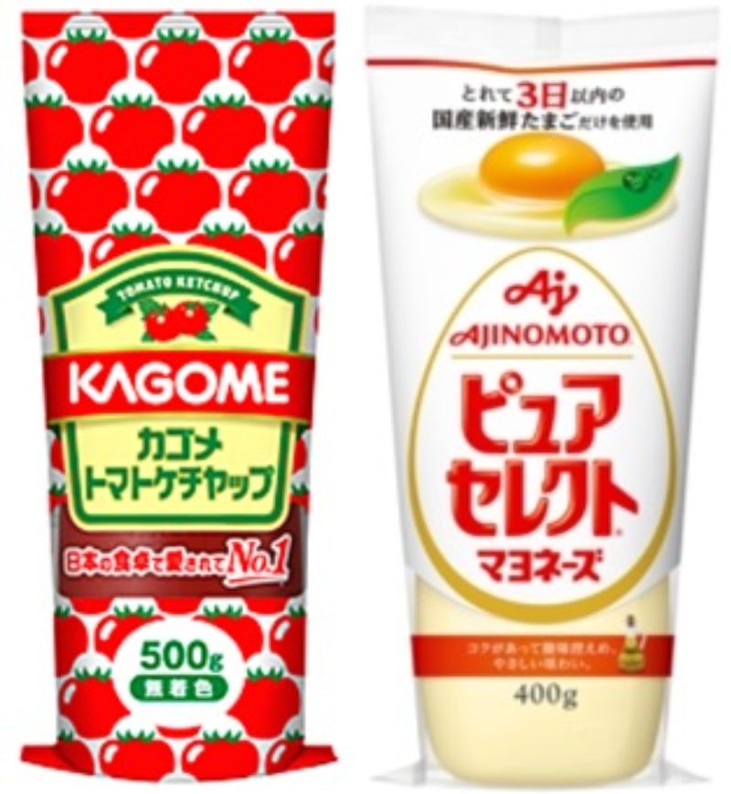 High-Quality Japanese Ketchup and Mayonnaise