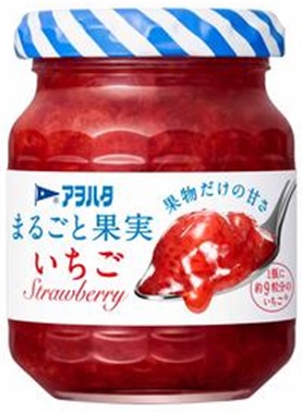 Aohata Marugoto Fruits Strawberry Jam 125g