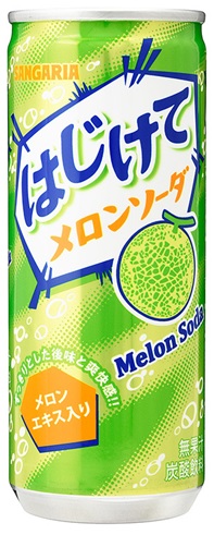 Hajikete Melon Soda 250g Can 