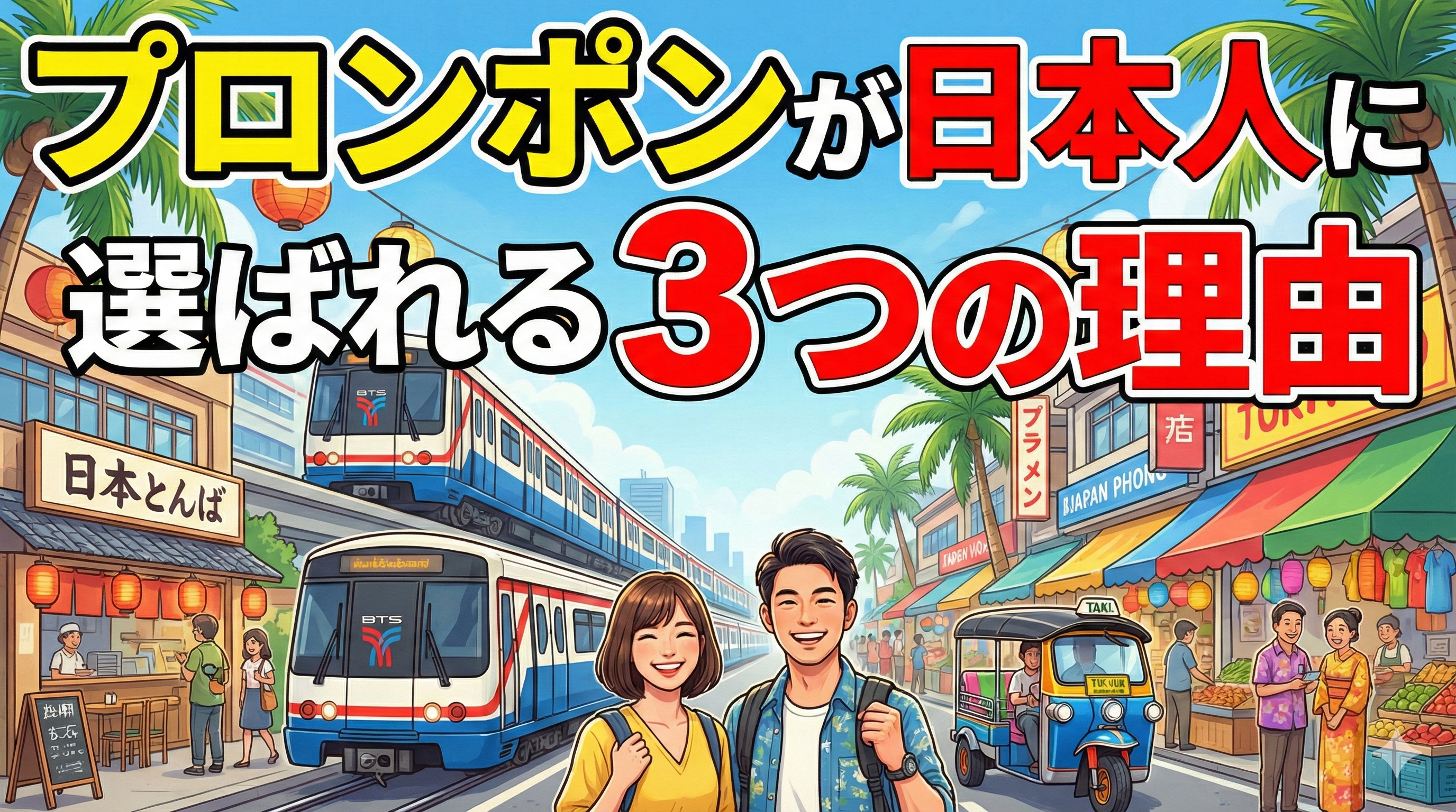 【バンコク駐在】プロンポンが日本人に選ばれる3つの理由｜家賃相場と注意点を徹底解説