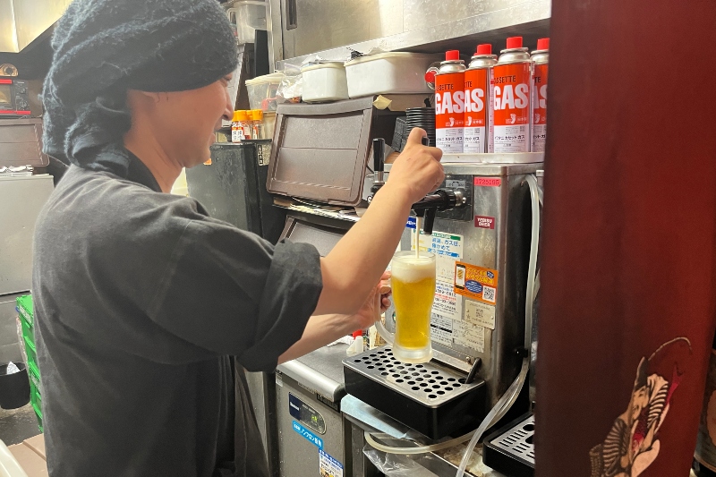 ブランドビールも飲み放題メニューに
