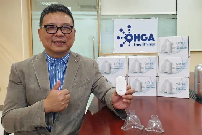 漢方薬を吸入させるネブライザー　台湾企業の小型デバイス