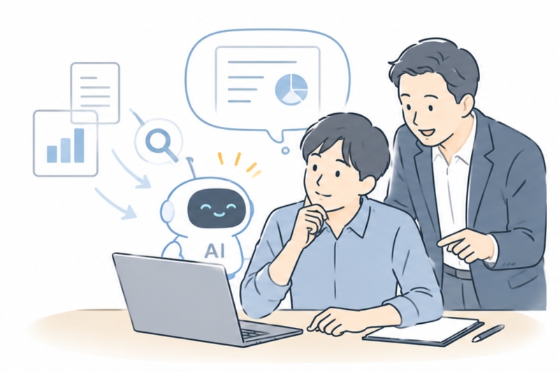 若手が担っていた作業をAIに