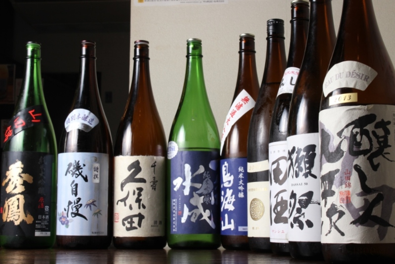 日本酒は季節のお薦め40種類