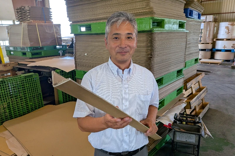 再生の難しい古紙を保護材に　製紙のまち・富士宮の技