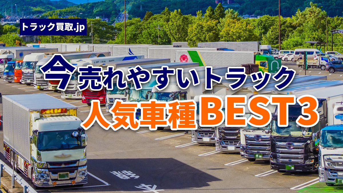 2026年8月 今の人気のトラックは?買取で動いている車種ベスト3