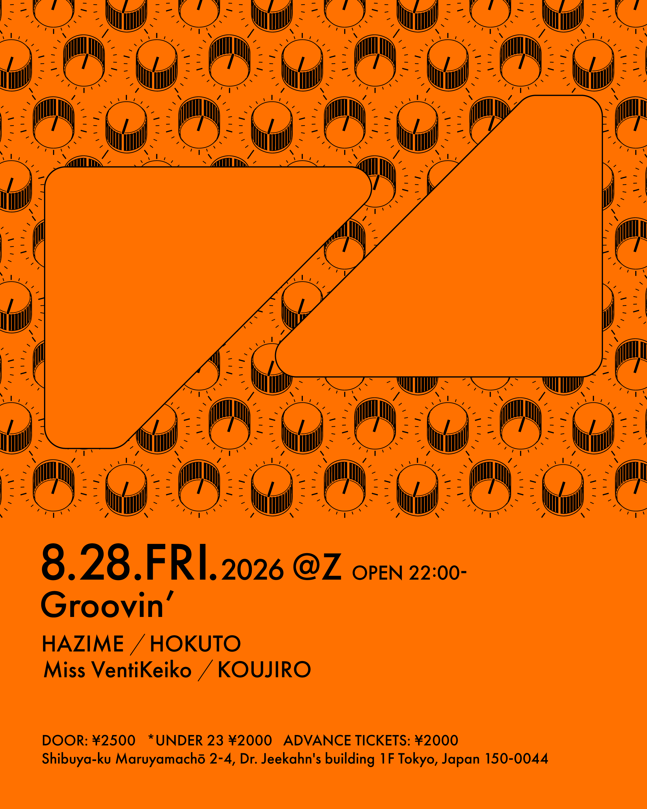 GROOVIN' | 08/28/2026 | Z MARUYAMA