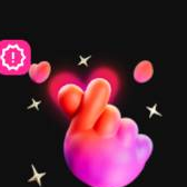 Finger heart