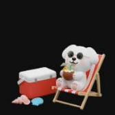 Beach dog