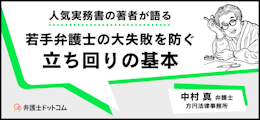 若手弁護士の大失敗を防ぐ立ち回りの基本　人気実務書の著者が語る