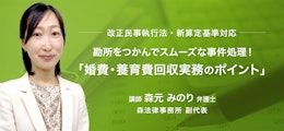勘所をつかんでスムーズな事件処理！婚費・養育費回収実務のポイント