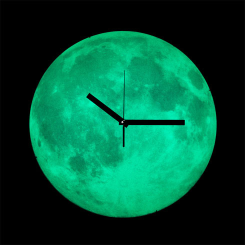 闇夜に浮かぶ、月時計。【Moon Clock】