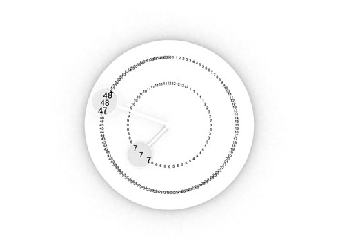 小さすぎて読めない。。。虫メガネが付いた時計【Horloge Agnan】