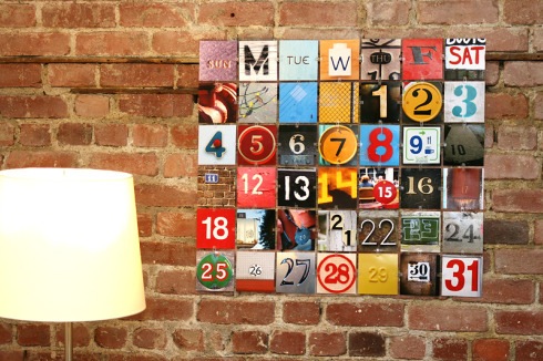 オシャレな「万年カレンダー」をDIYする方法
